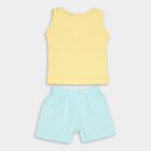 Infants' Cotton Short Set, Yellow, small image number null