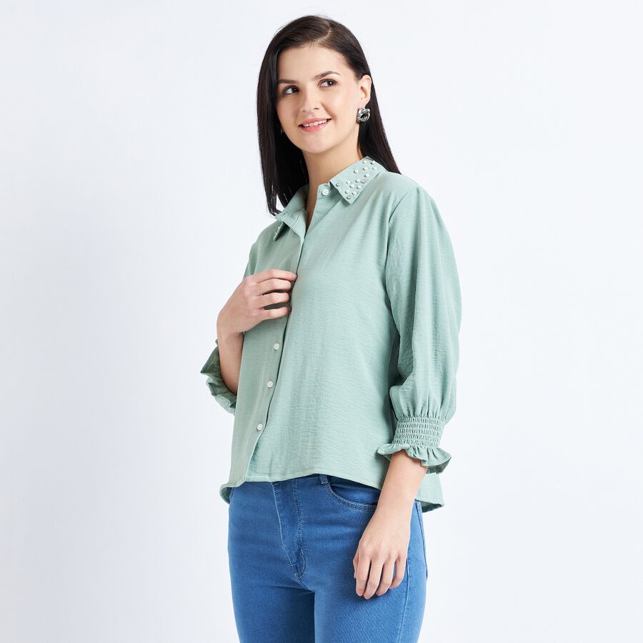 Ladies' Shirt, Light Green, large image number null