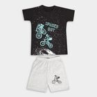 Boys' 100% Cotton Baba Suit, Black, small image number null