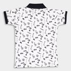 Boys' Cotton T-Shirt, White, small image number null