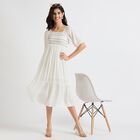 Ladies' Dress, Off White, small image number null