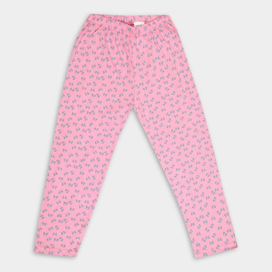 Girls' Pyjama, Light Pink, large image number null