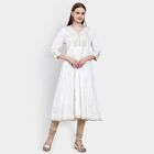 Ladies' Cotton Kurta, Off White, small image number null