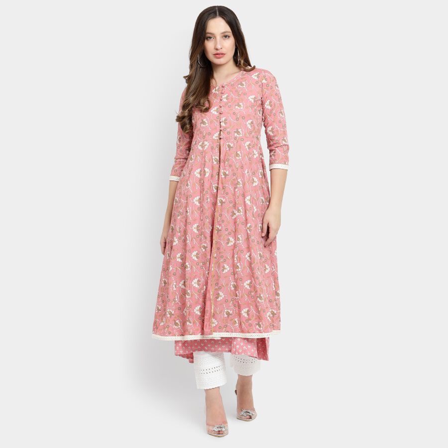 Ladies' Kurta, Light Pink, large image number null