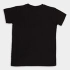 Boys' Half Sleeves T-Shirt, Black, small image number null