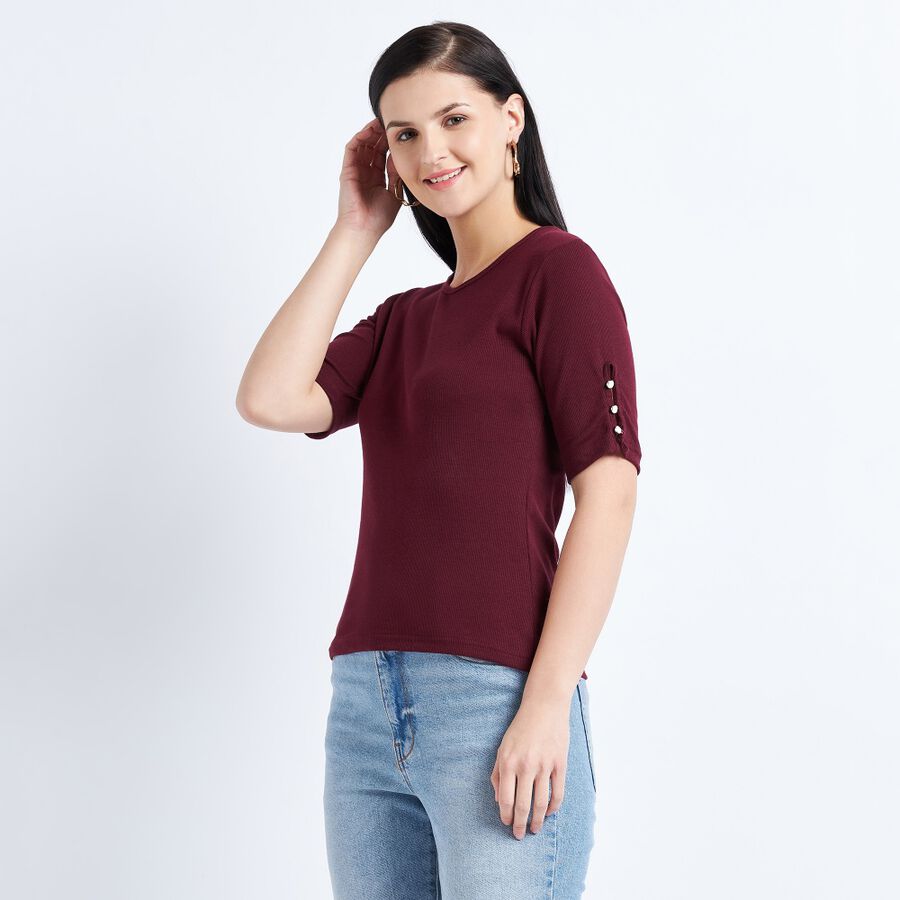 Ladies' Top, Wine, large image number null