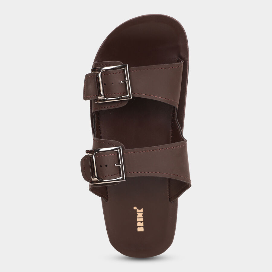 Mens' Sandal, भूरा, large image number null