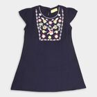 Girls' Blouse, Navy Blue, small image number null