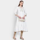 Ladies' Cotton Kurta, Off White, small image number null