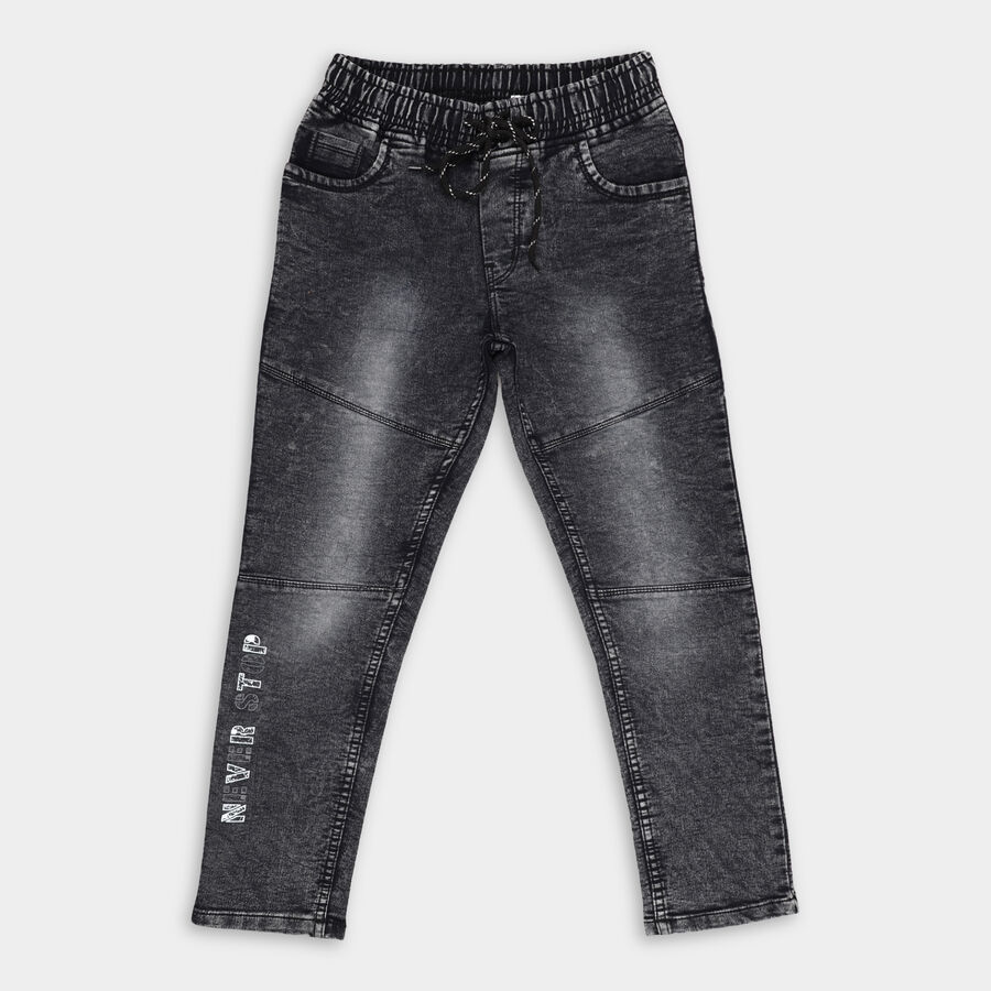 Boys' Jeans, काला, large image number null