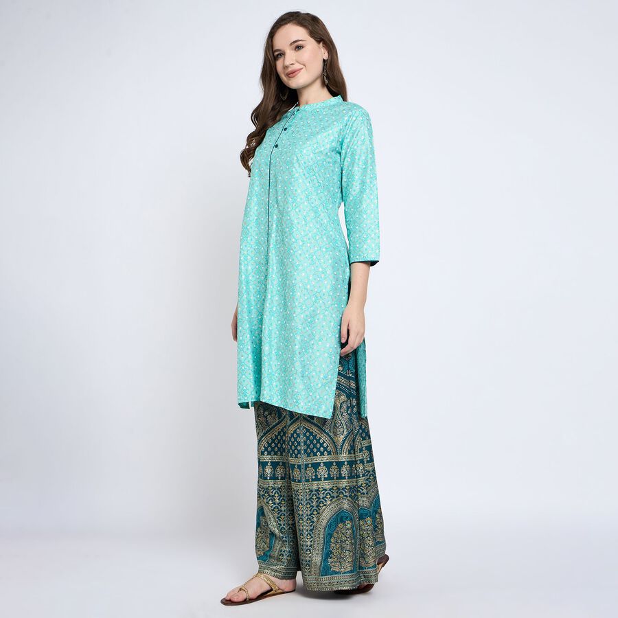 Ladies' Kurta, Aqua, large image number null