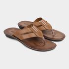 Men's Solid Floater, Tan, small image number null