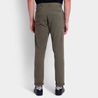 Men's 100% Cotton Slim Fit Casual Trousers, Olive, small image number null