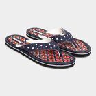 Womens Emboss Sliders, Navy Blue, small image number null