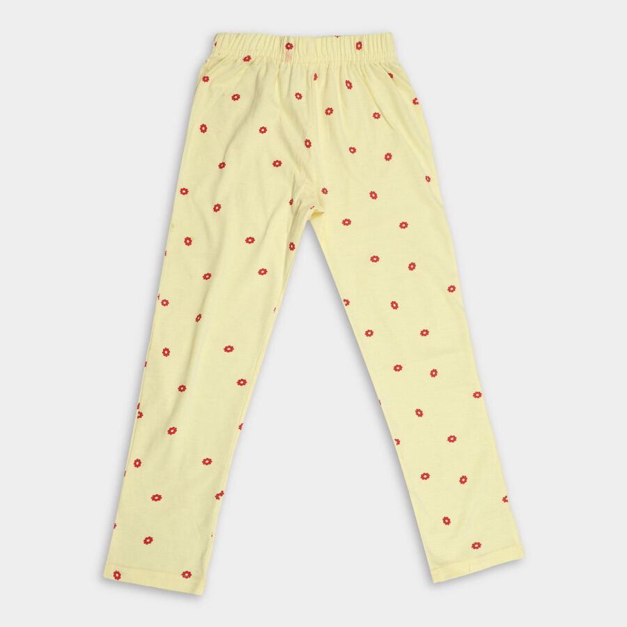 Girls' Pyjama, Yellow, large image number null