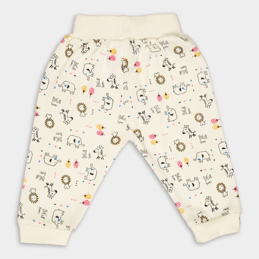 Infants' Cotton Pyjama, White, large image number null