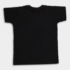 Boys' Half Sleeves T-Shirt, Black, small image number null