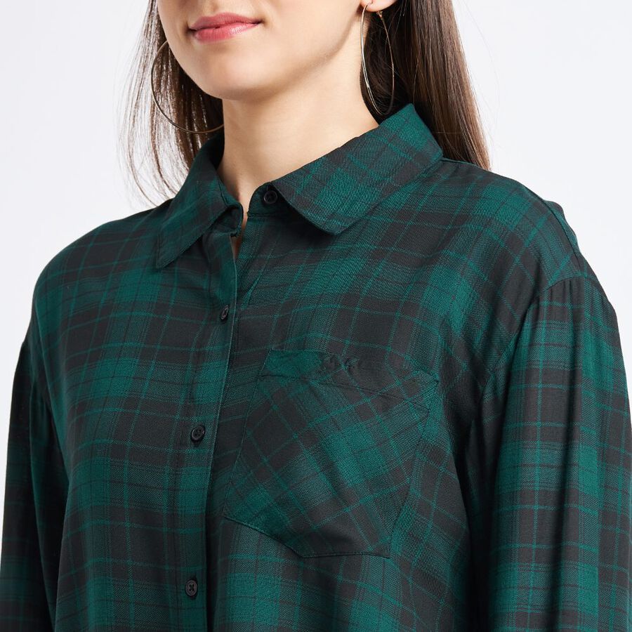 Ladies' Shirt, Dark Green, large image number null