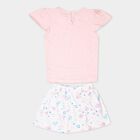 Infants' Cotton Skirt Top, Light Pink, small image number null