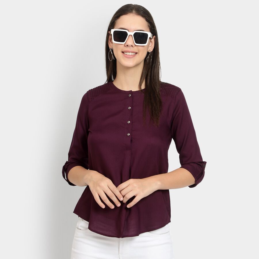 Ladies' Kurti, Wine, large image number null