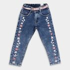 Girls' Jeans, गहरा नीला, small image number null