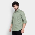 Men's Casual Shirt, Olive, small image number null