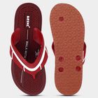 Mens Print Flip Flops, लाल, small image number null