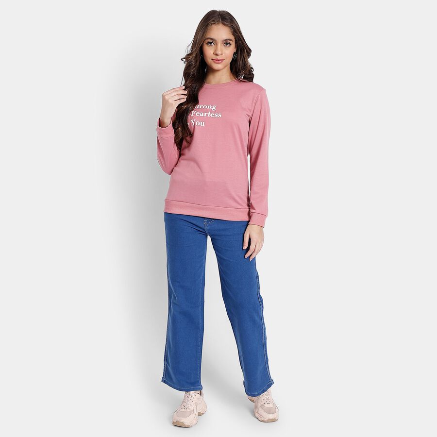 Ladies' Jeans, मध्यम नीला, large image number null