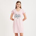 Ladies' Cotton Nighty, Light Pink, small image number null