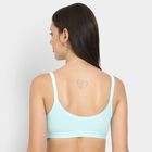 Ladies' Cotton Bra, Aqua, small image number null