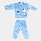 Infant Boy's Cotton Baba Suit, Mid Blue, small image number null