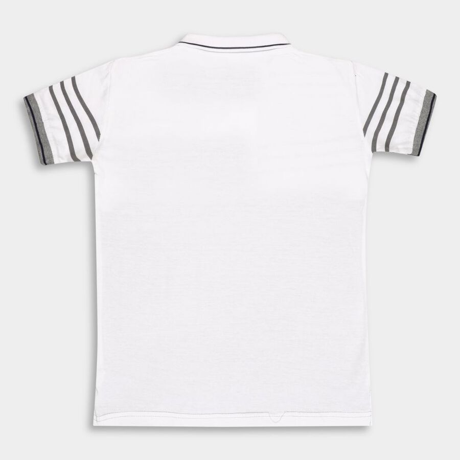 Boys' T-Shirt, हल्का ग्रे, large image number null