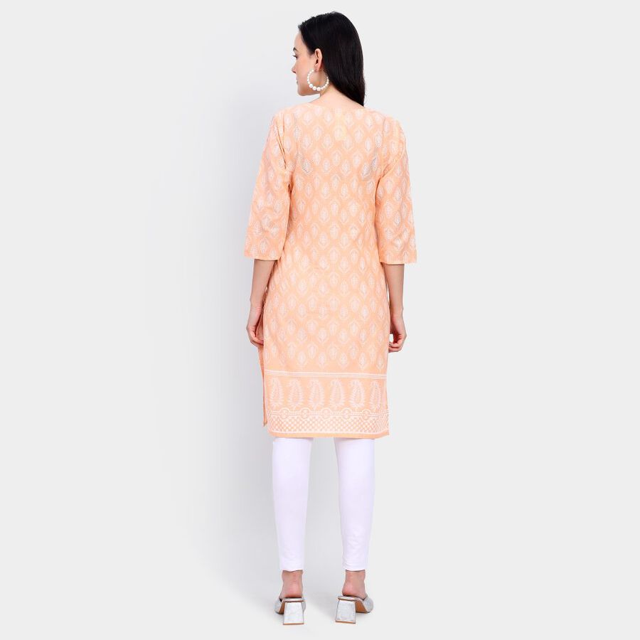 Ladies' Kurta, Peach, large image number null