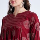 Ladies' Kurta, Maroon, small image number null