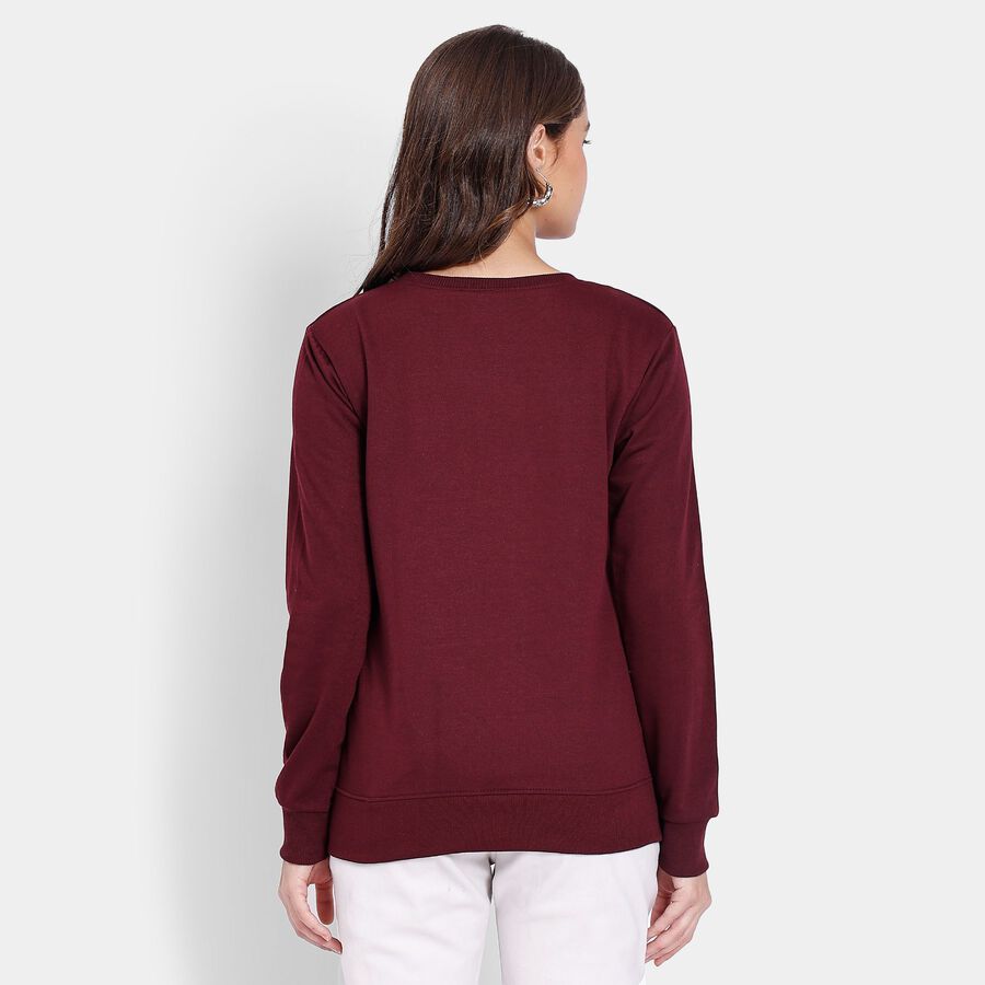 Ladies' Sweatshirt, Wine, large image number null