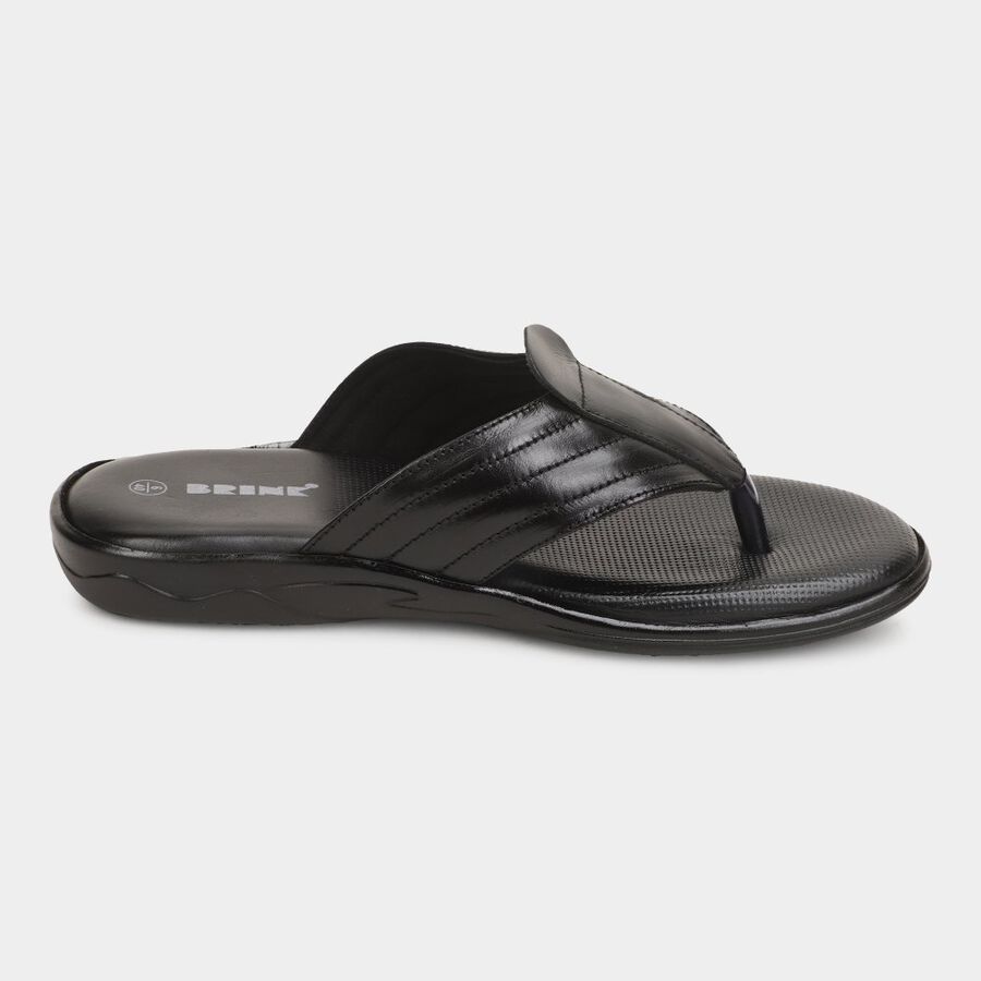 Mens Floater Sandals, काला, large image number null