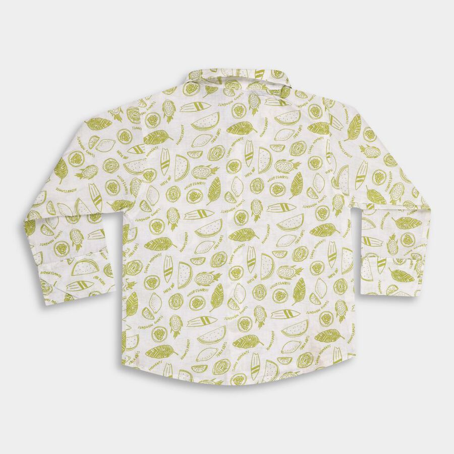 Infants' 100% Cotton Shirt, Light Green, large image number null