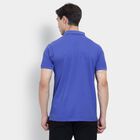 Men's Collared Half Sleeves T-Shirt, Dark Blue, small image number null