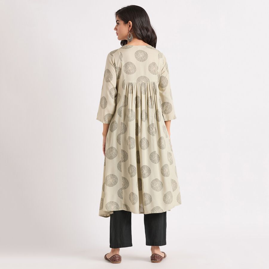 Ladies' Kurta, Off White, large image number null