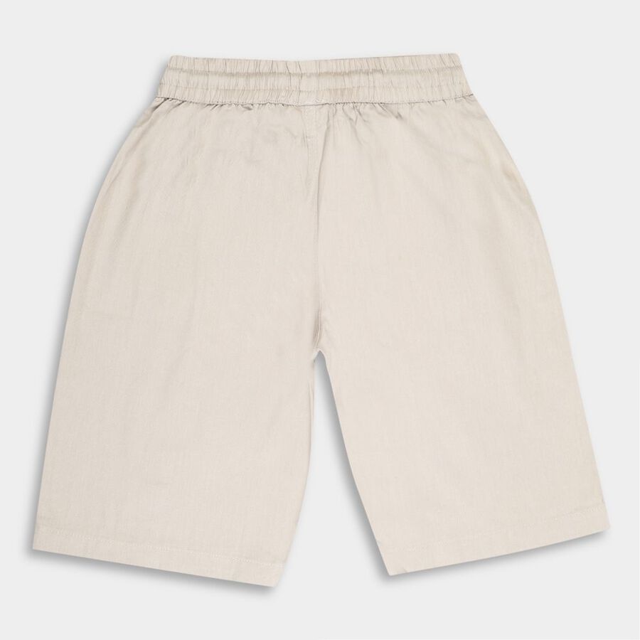 Boys' Cotton Bermuda, Light Grey, large image number null