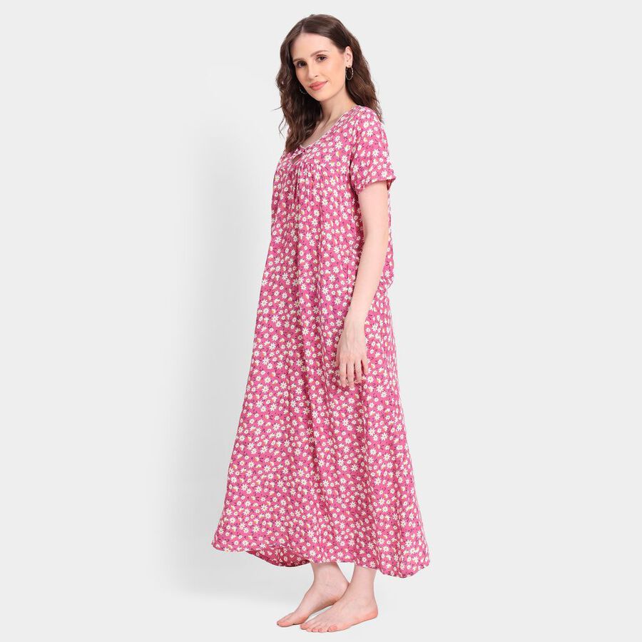 Ladies' Nighty, गुलाबी, large image number null