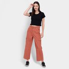 Ladies' Cotton Jeans, मरून, small image number null