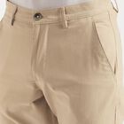 Men's 100% Cotton Slim Fit Casual Trousers, Beige, small image number null