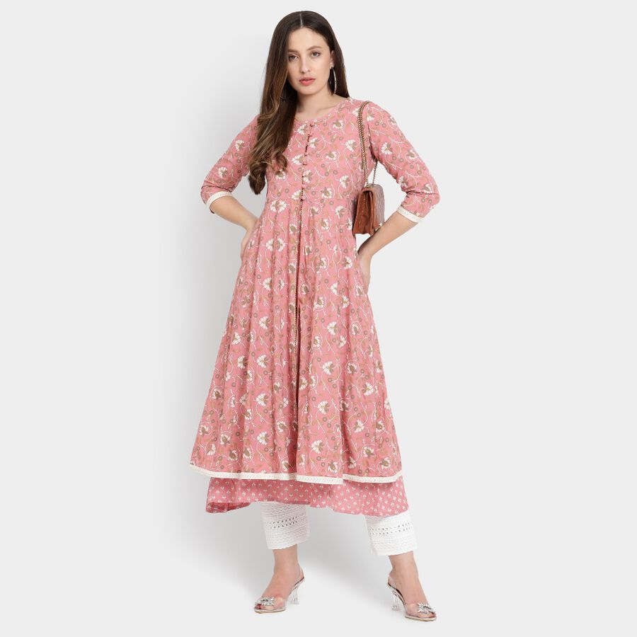 Ladies' Kurta, Light Pink, large image number null