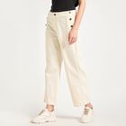 Ladies' Cotton Jeans, Off White, small image number null