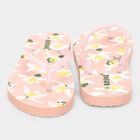 Womens Printed Sliders, पीच, small image number null