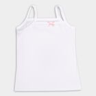 Girls' Cotton Vest, White, small image number null