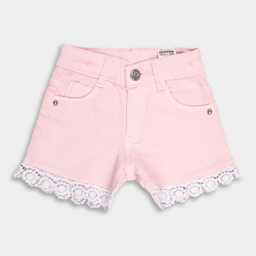 Girls' Shorts, Light Pink, large image number null