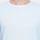 Men's Round Neck Half Sleeves T-Shirt, Sky Blue, small image number null