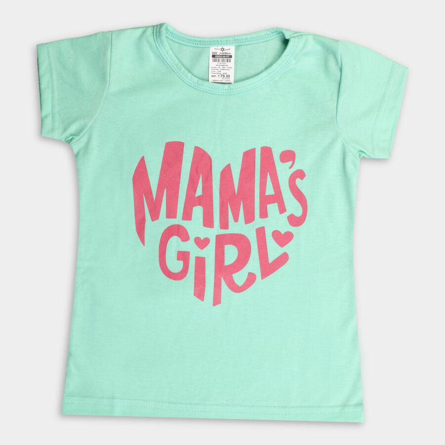 Girls' T-Shirt, Light Green, large image number null